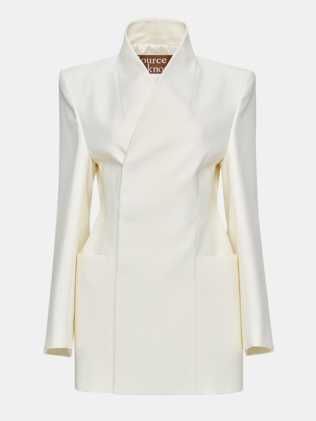 Wrap Blazer, Cream
