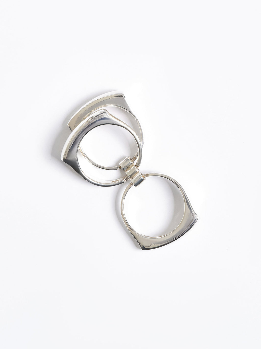 Tiered Bang Ring, Silver