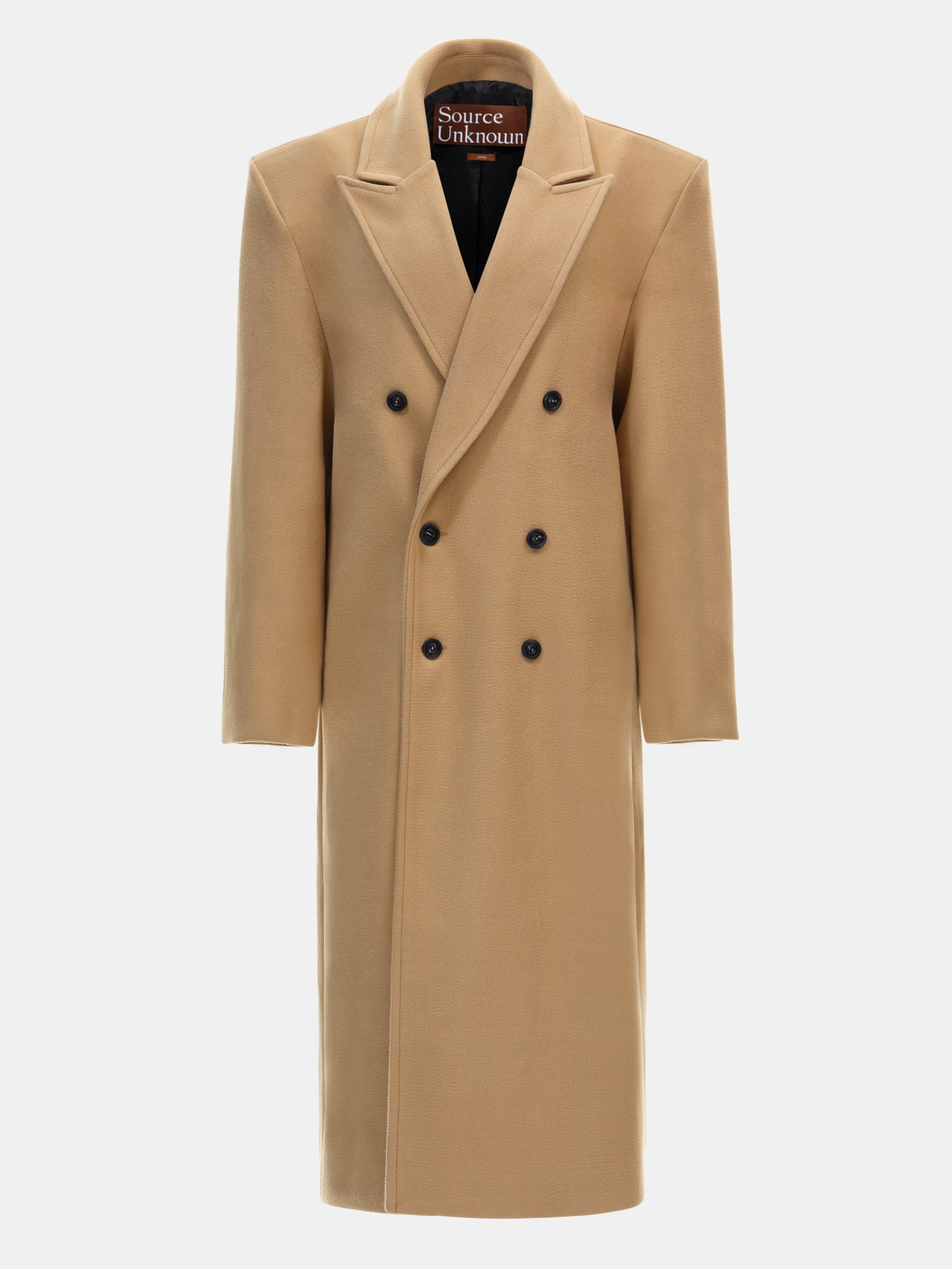 Structured Bonded Wool Overcoat