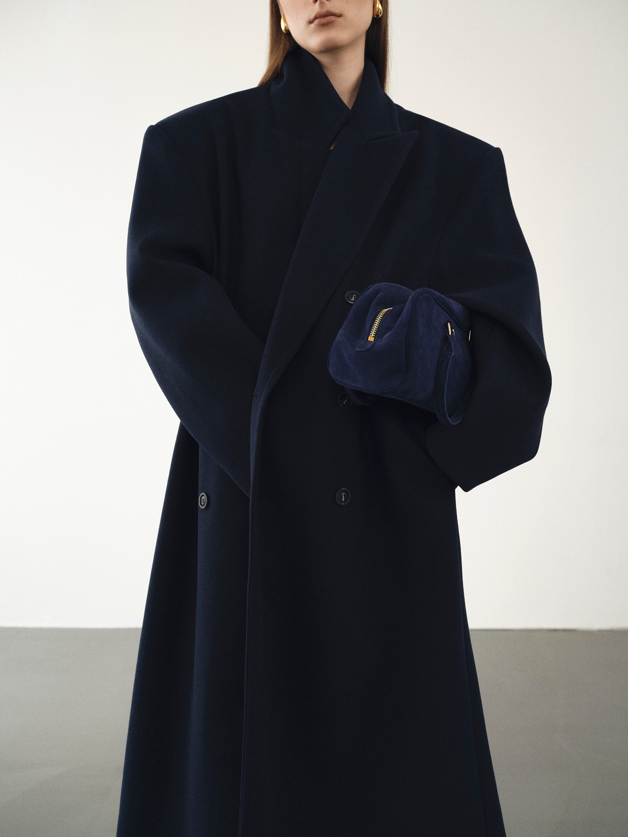 Architectural Bonded Wool Overcoat