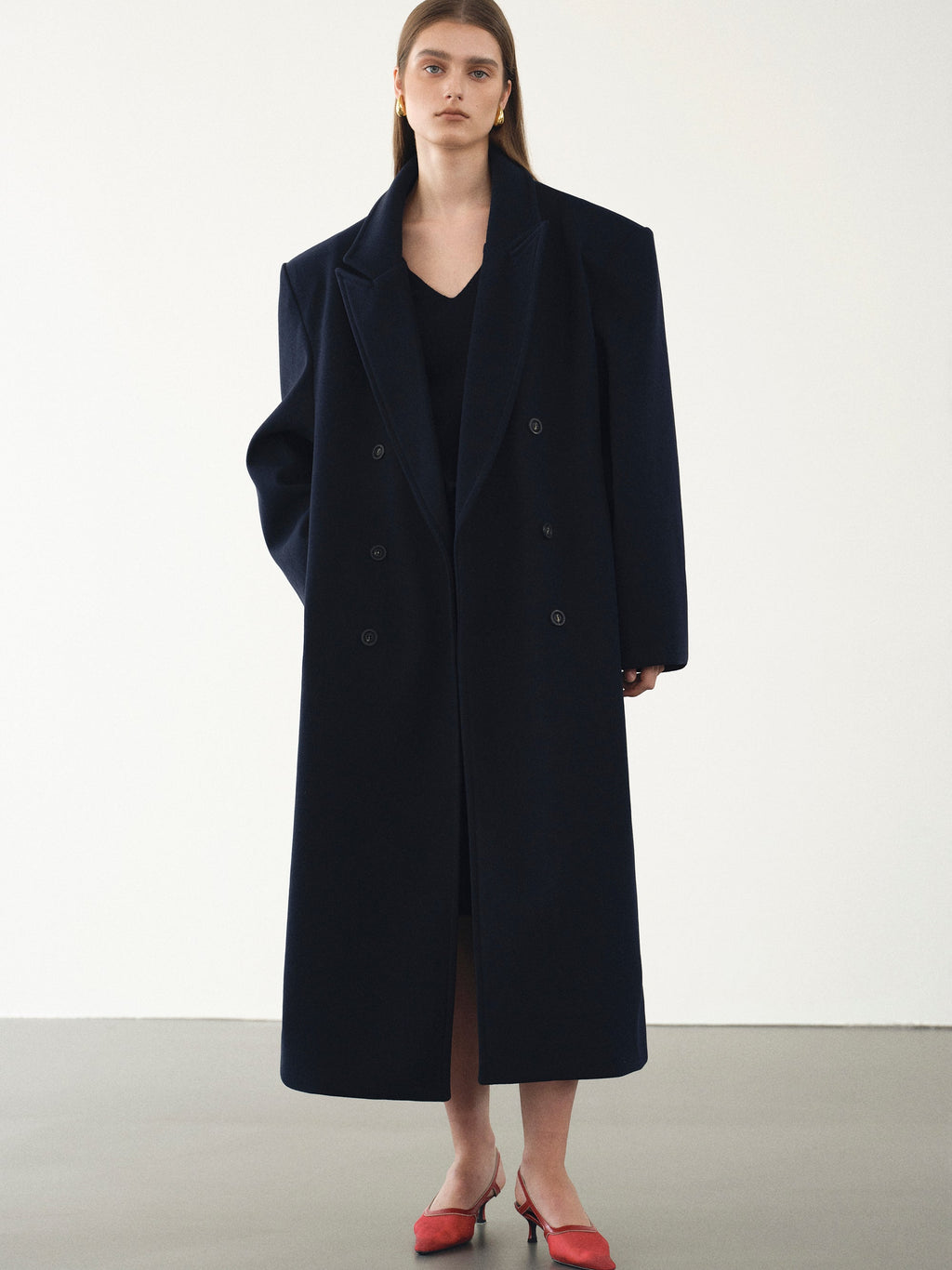 Architectural Bonded Wool Overcoat