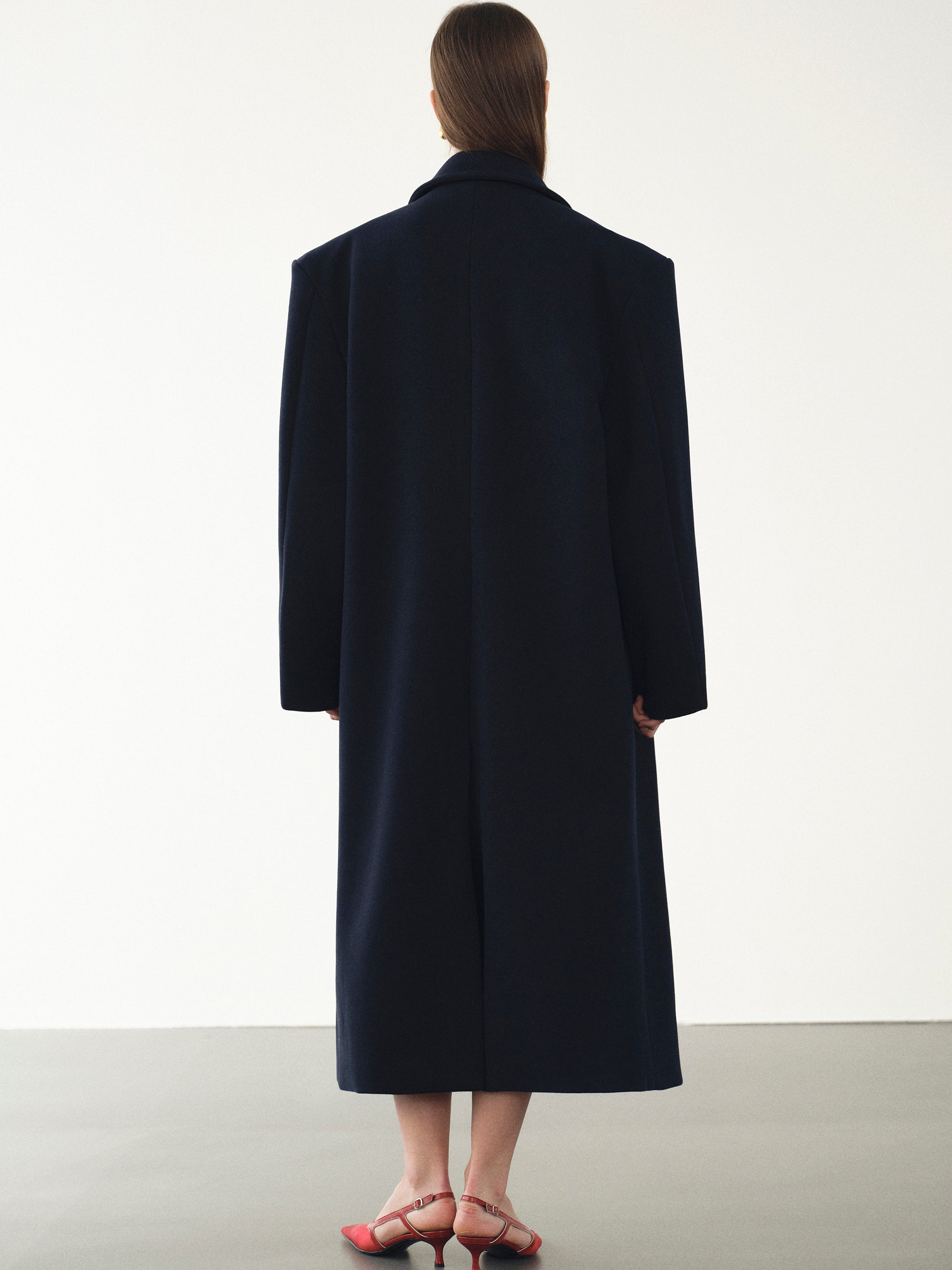 Architectural Bonded Wool Overcoat