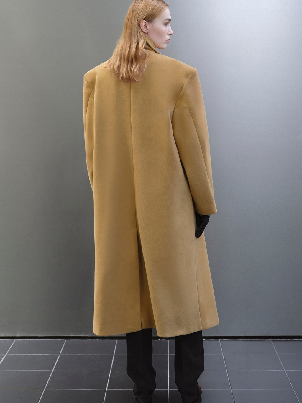 Structured Bonded Wool Overcoat