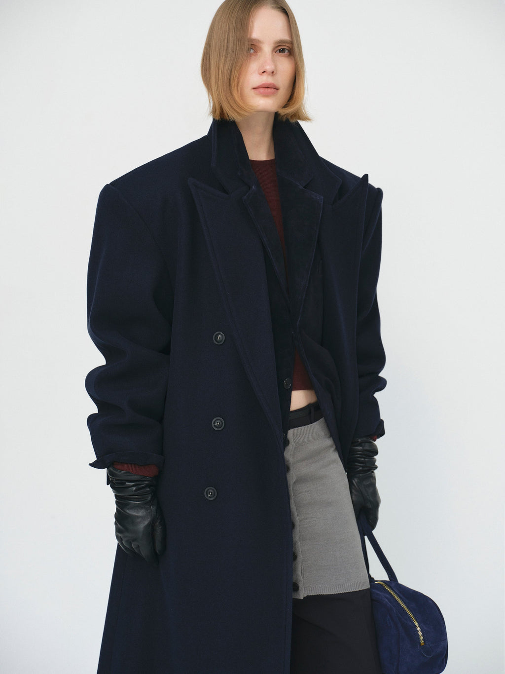 Architectural Bonded Wool Overcoat