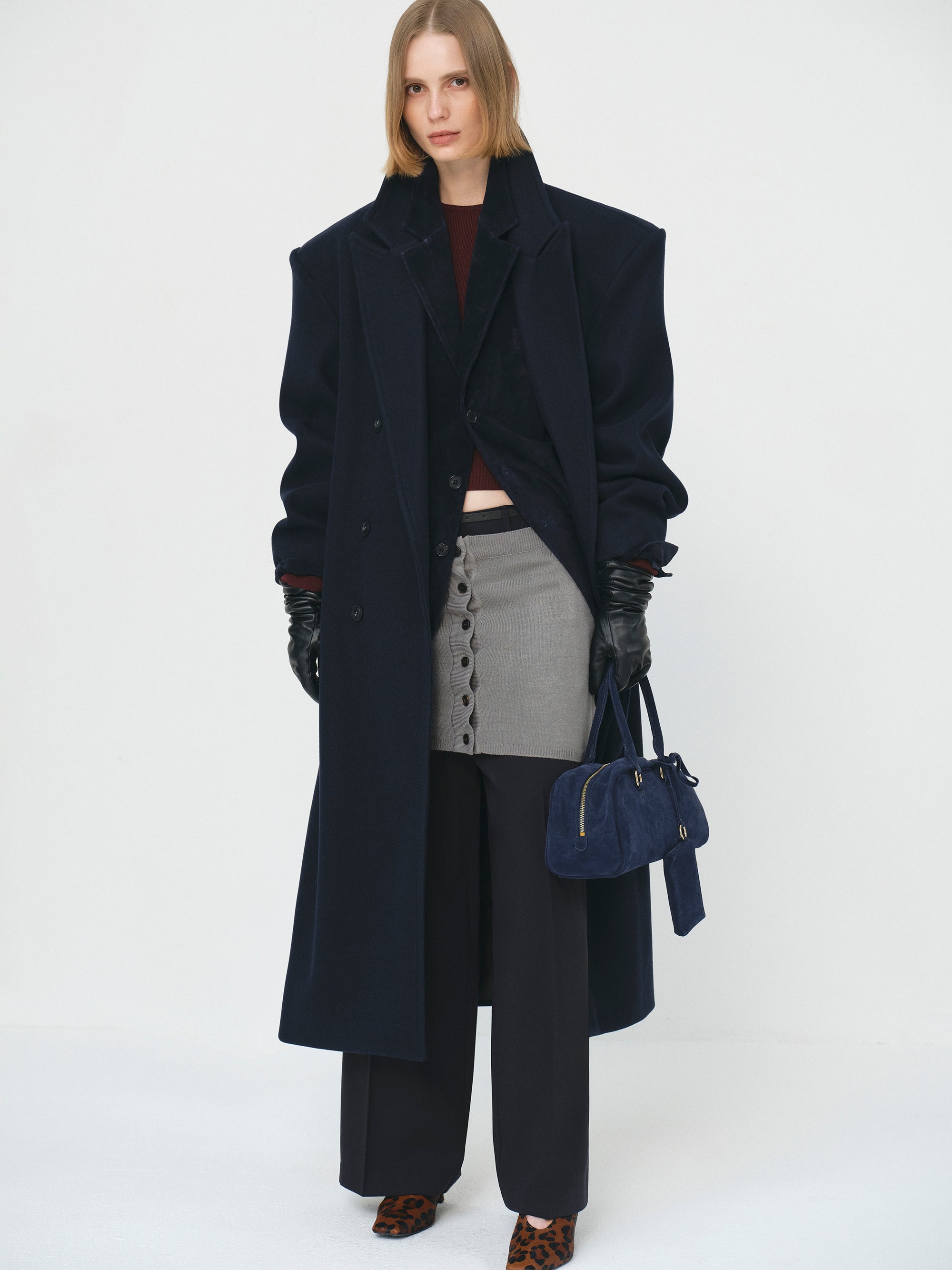 Architectural Bonded Wool Overcoat
