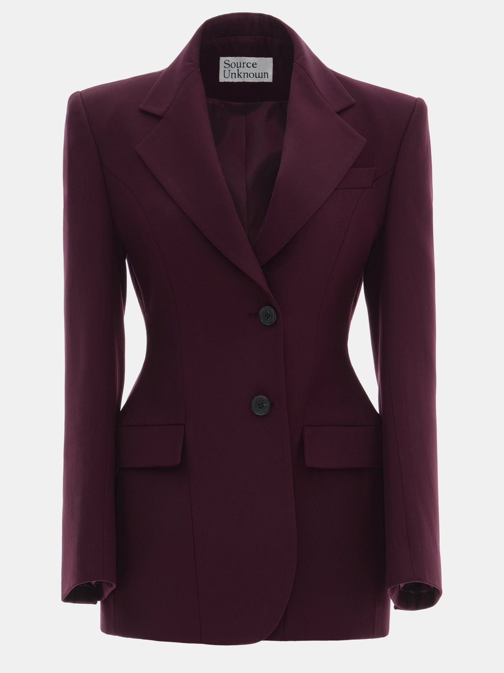 Tailored Slim Peak-Lapel Blazer