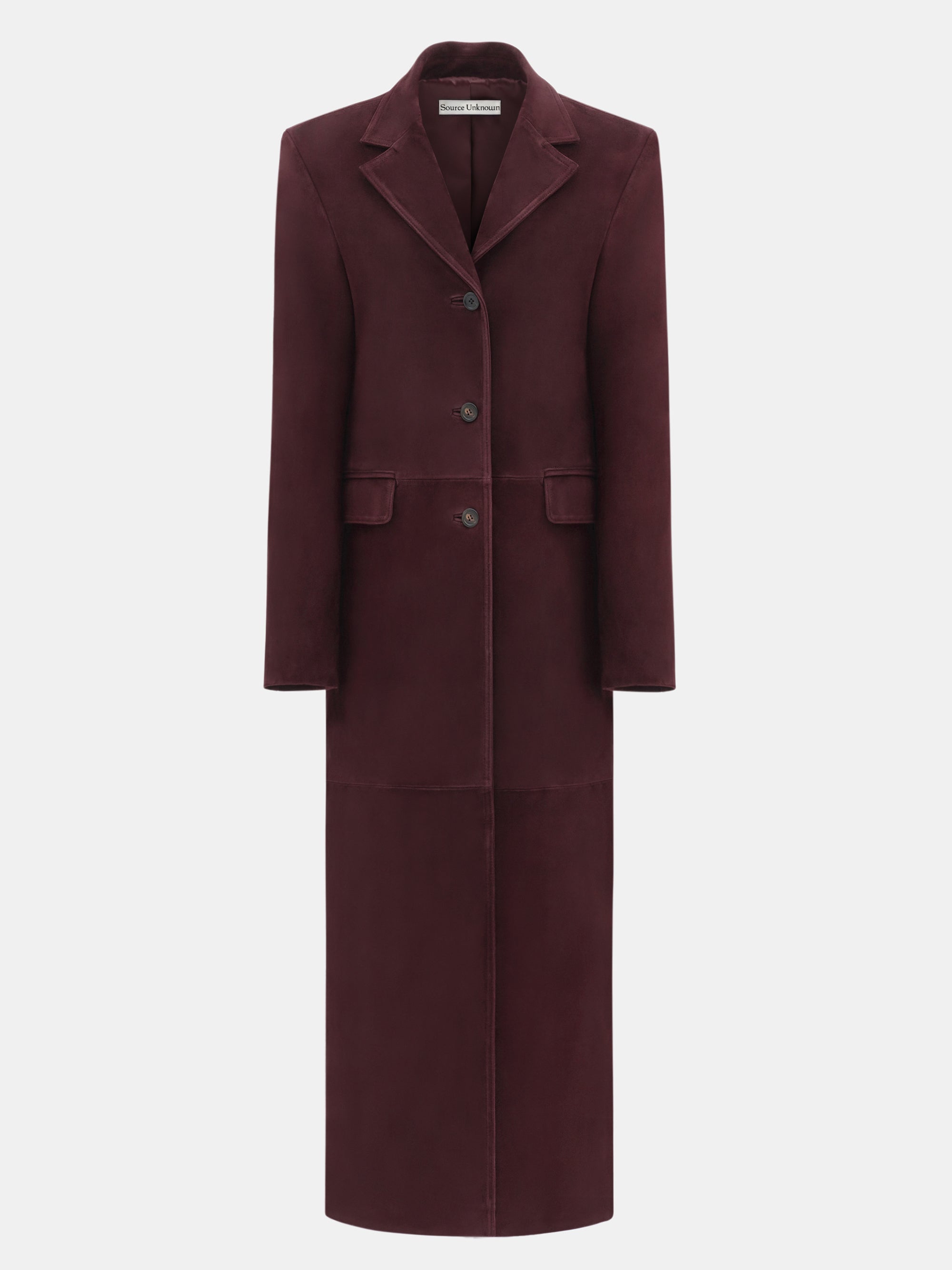 Luxury Goatskin Suede City Coat