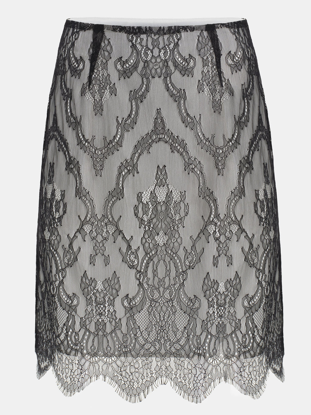 Lingerie Lace Skirt, Black