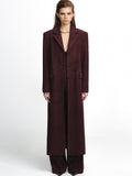 Luxury Goatskin Suede City Coat