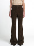 Fluid Architecture Goatskin Suede Trousers