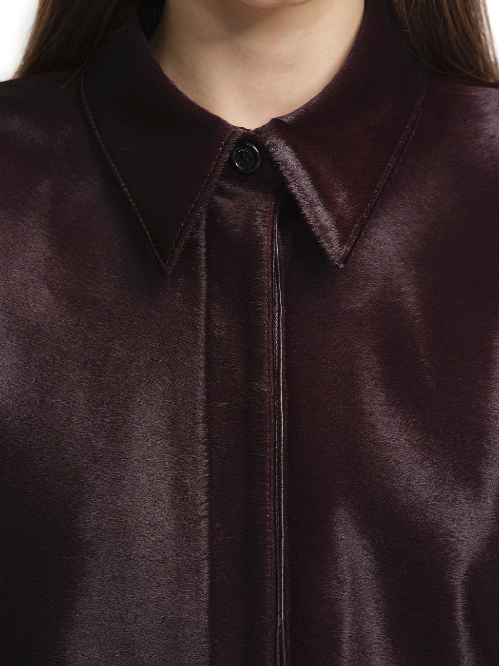 Calfskin Modernist Hybrid Shirt