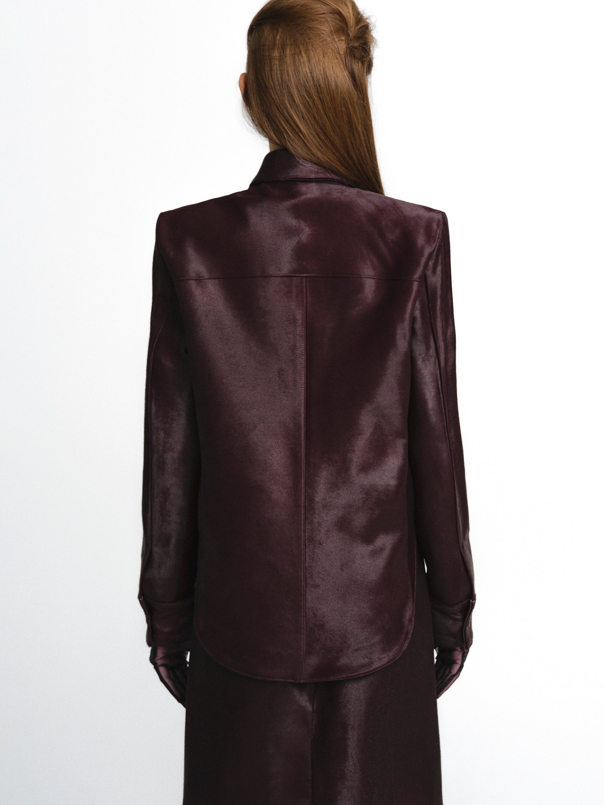 Calfskin Modernist Hybrid Shirt