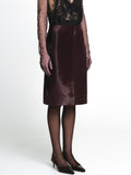 ‌Natural Grain Tailored Pencil Skirt