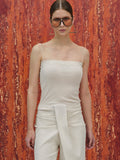 Lace Patchwork Tank Top, Ivory