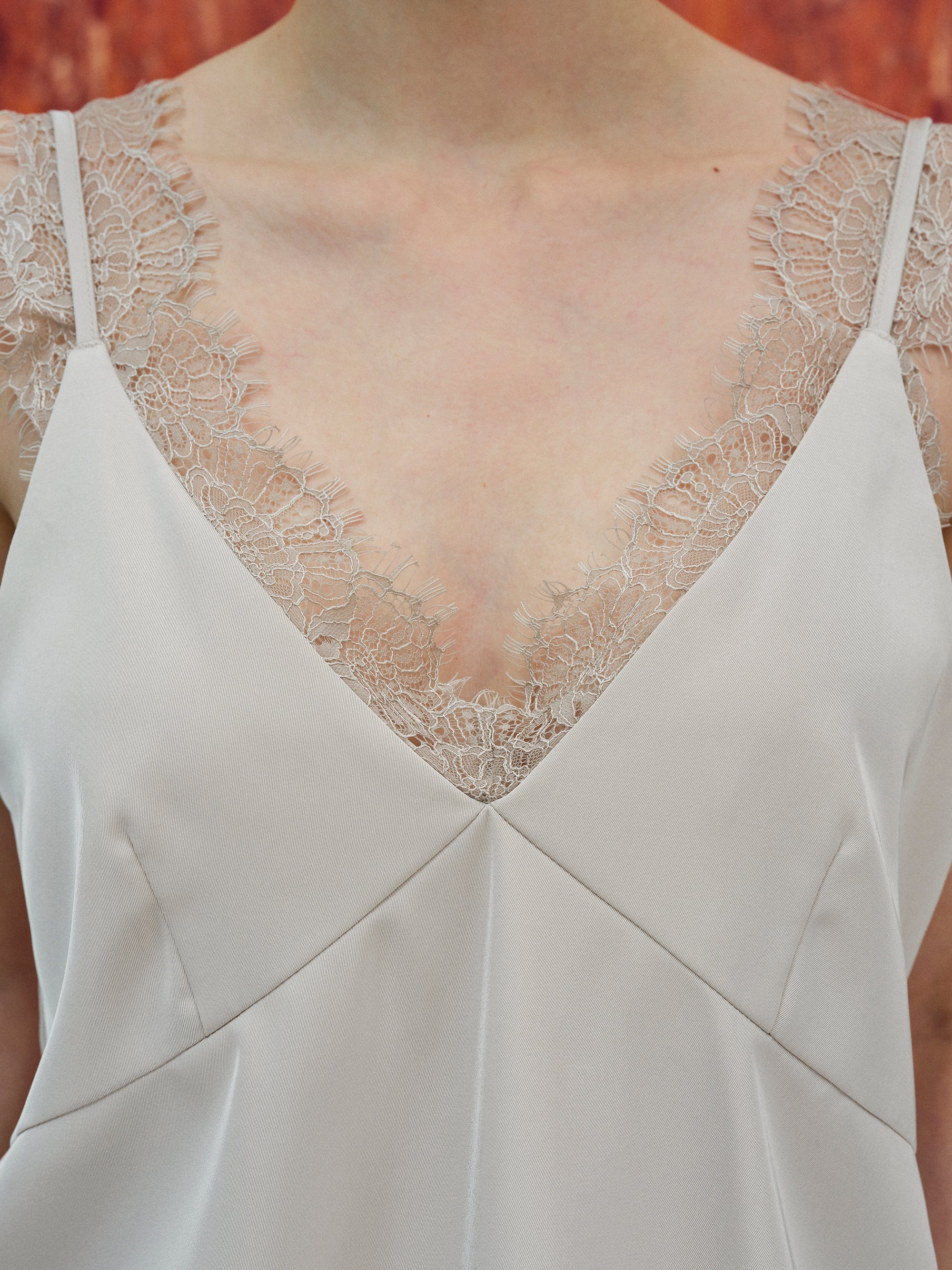 Lingerie Lace Camisole, Alabaster
