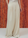 Pleated Long Trousers, Birch