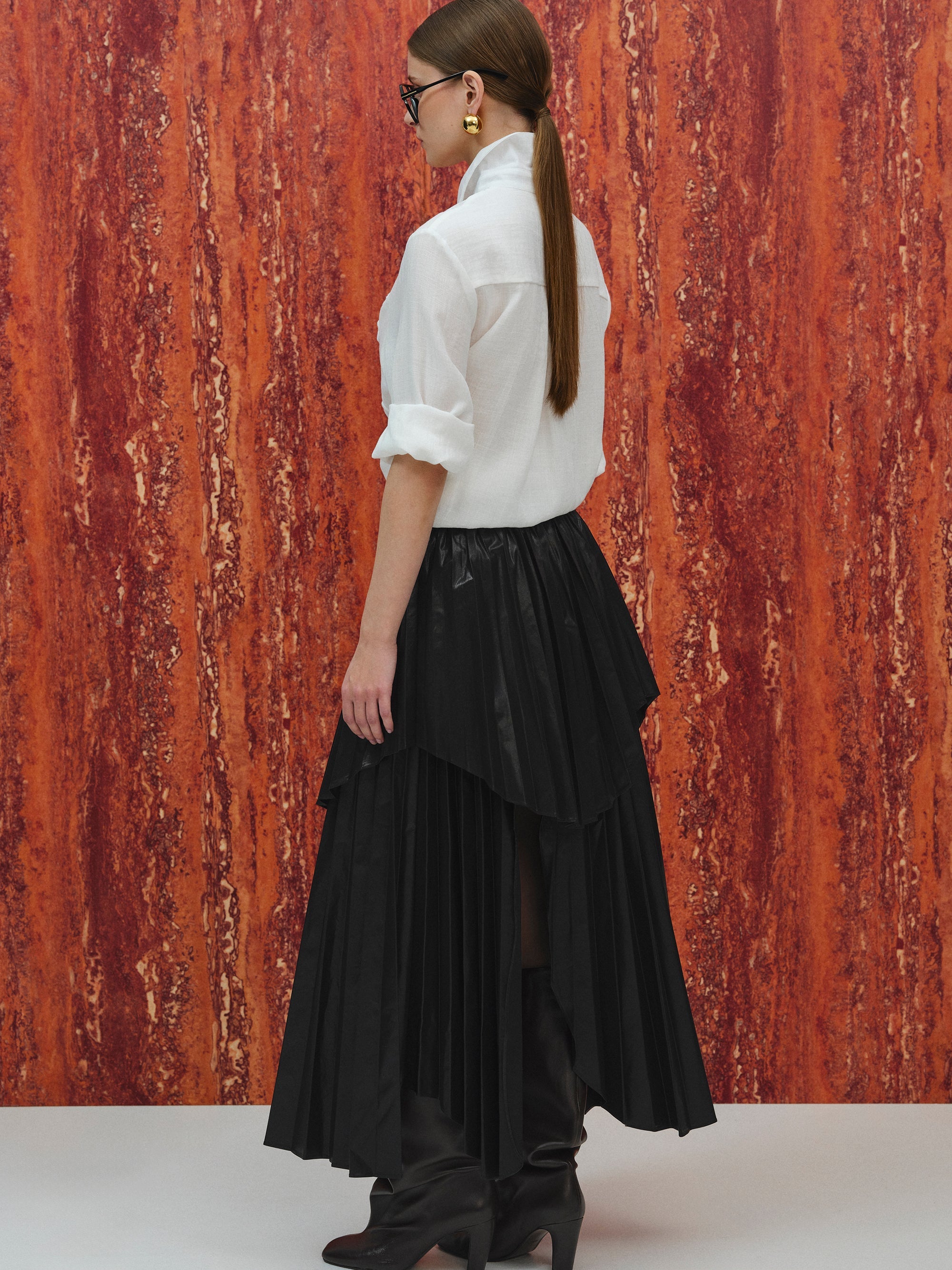 Embroidery Shirt, White