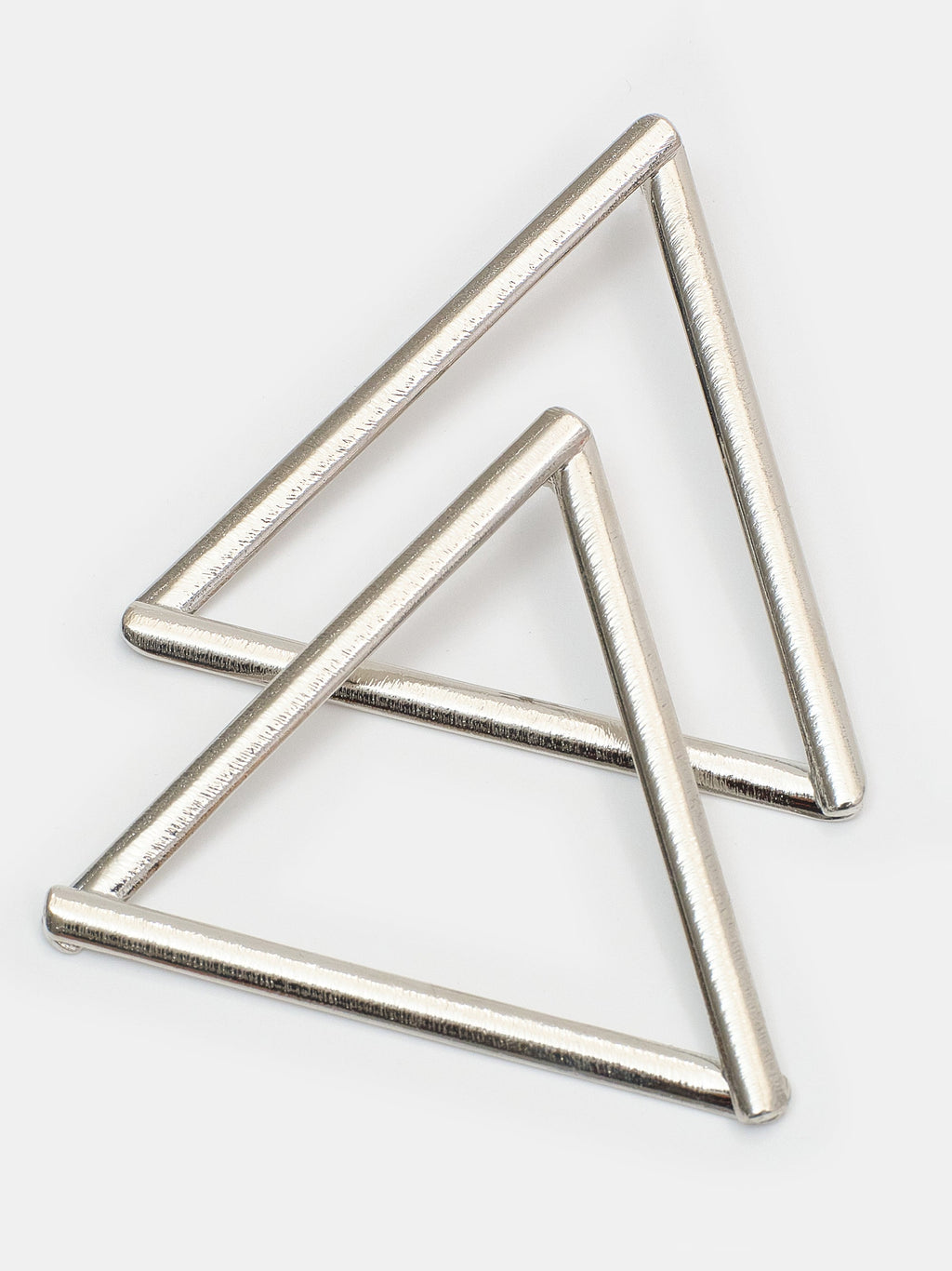 Triangle Earring, Silver