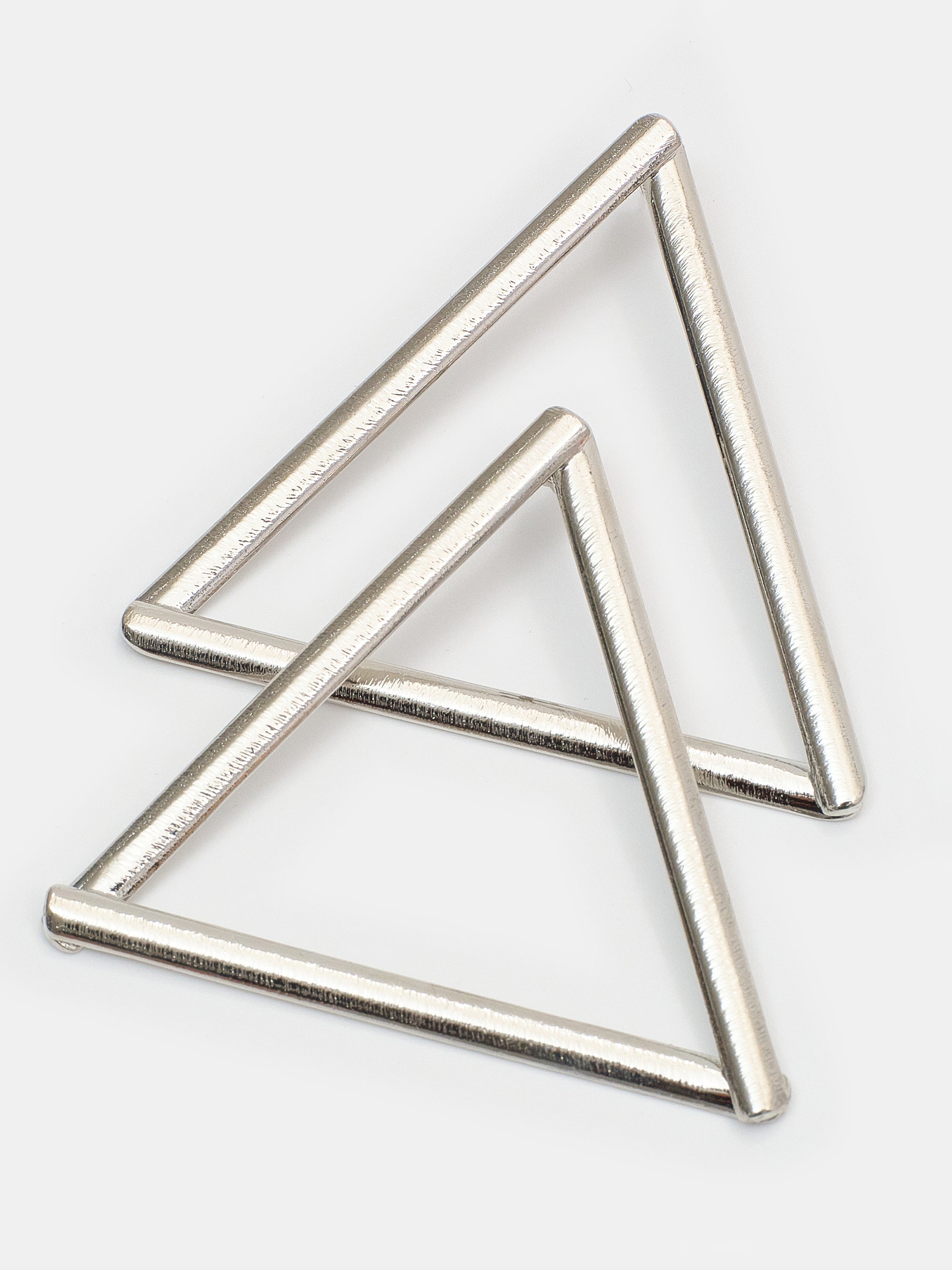 Triangle Earring, Silver