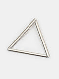 Triangle Earring, Silver