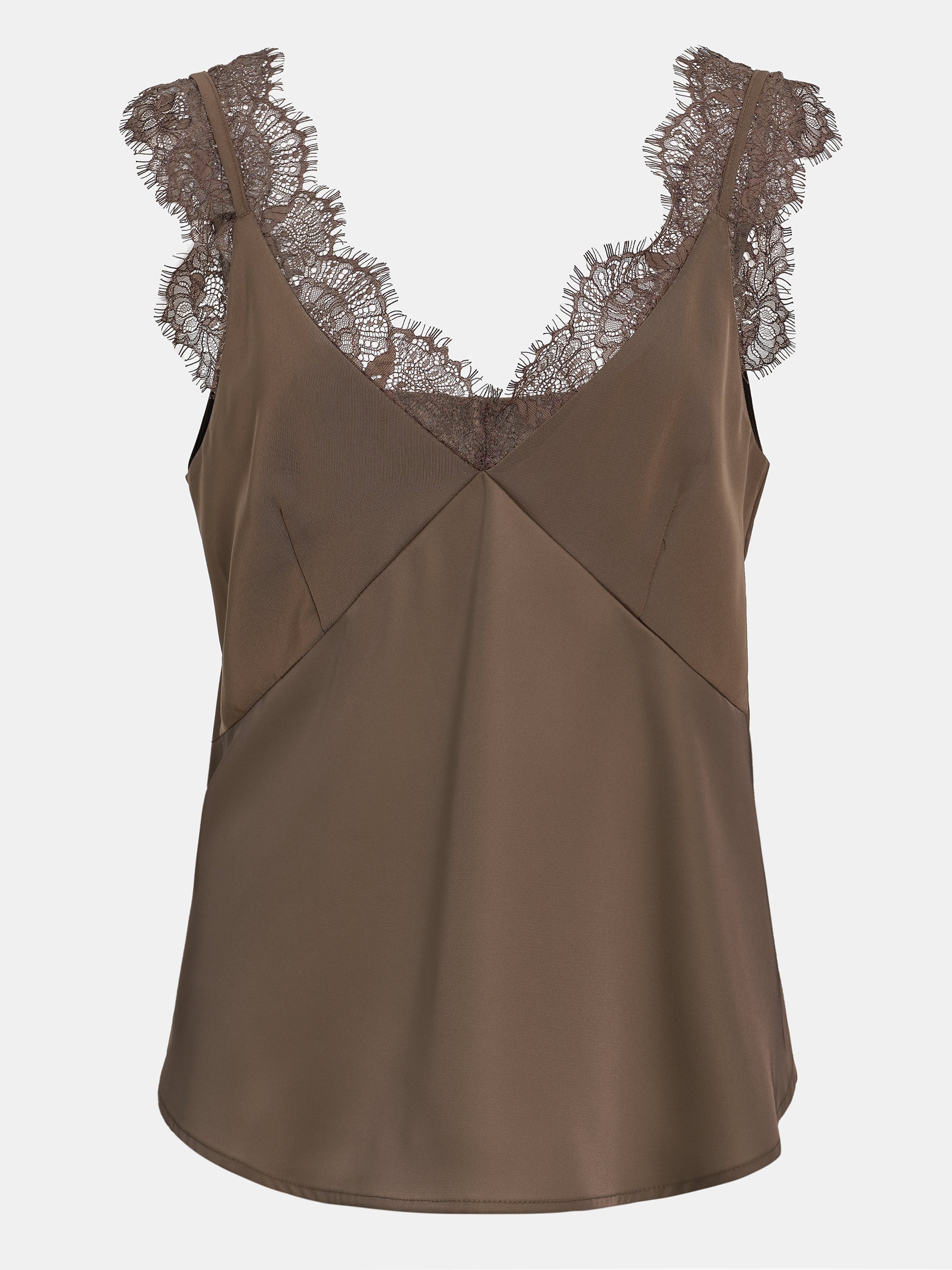 Lingerie Lace Camisole, Brown