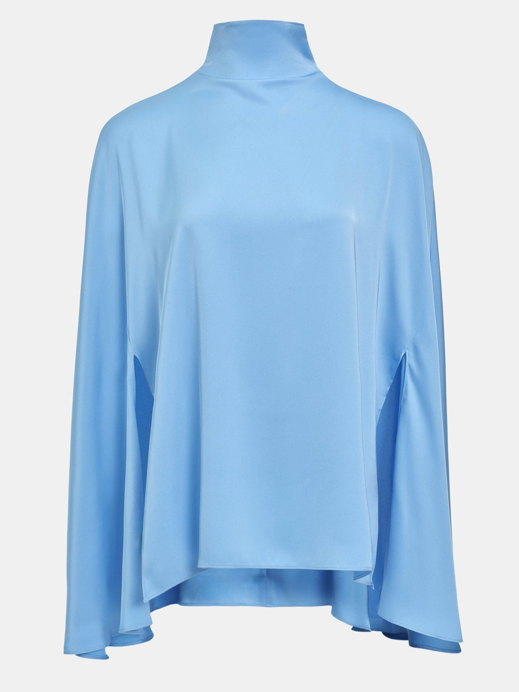 Slit-Sleeve Blouse, Azure