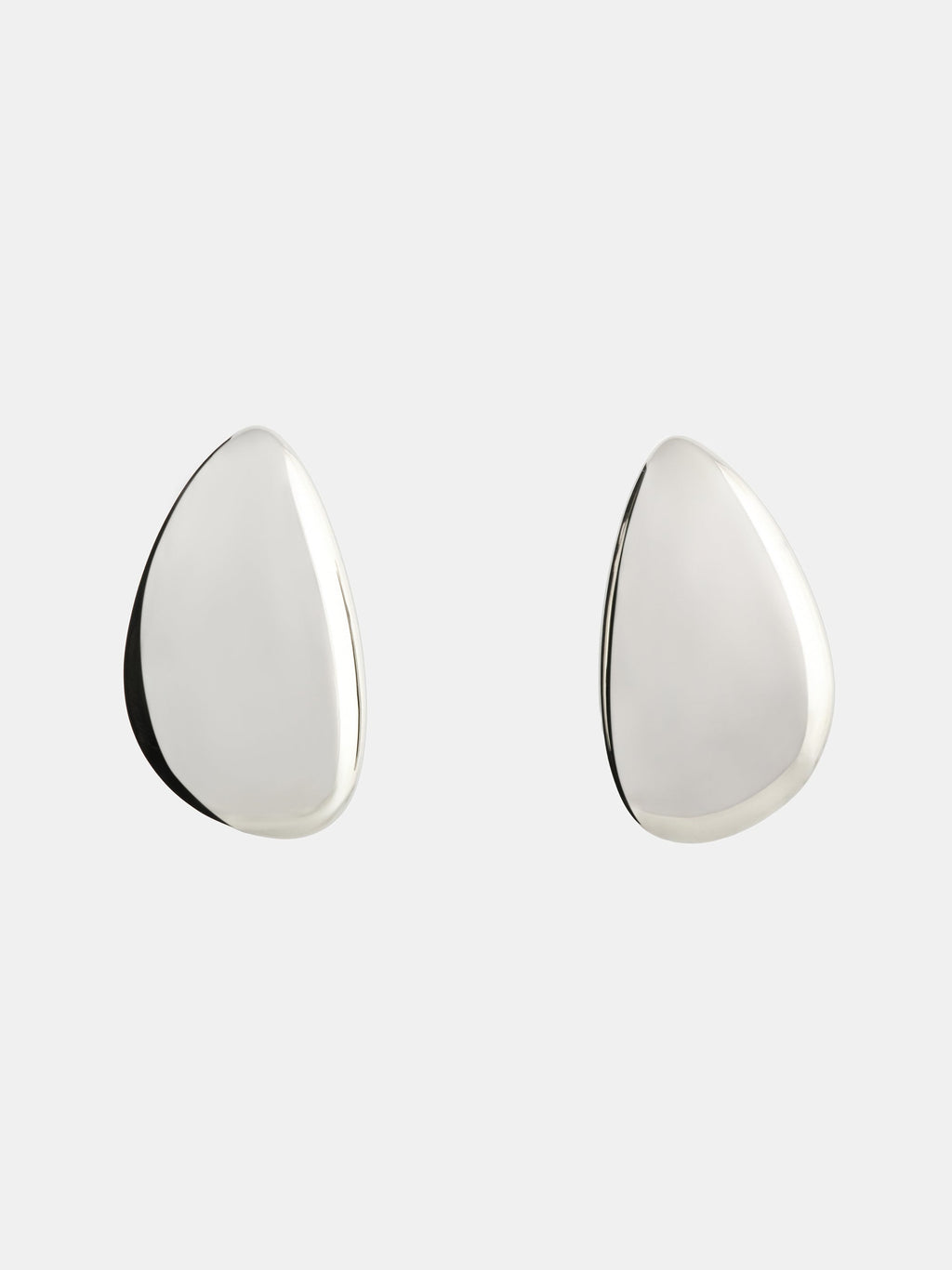 Droplet Earrings, Silver