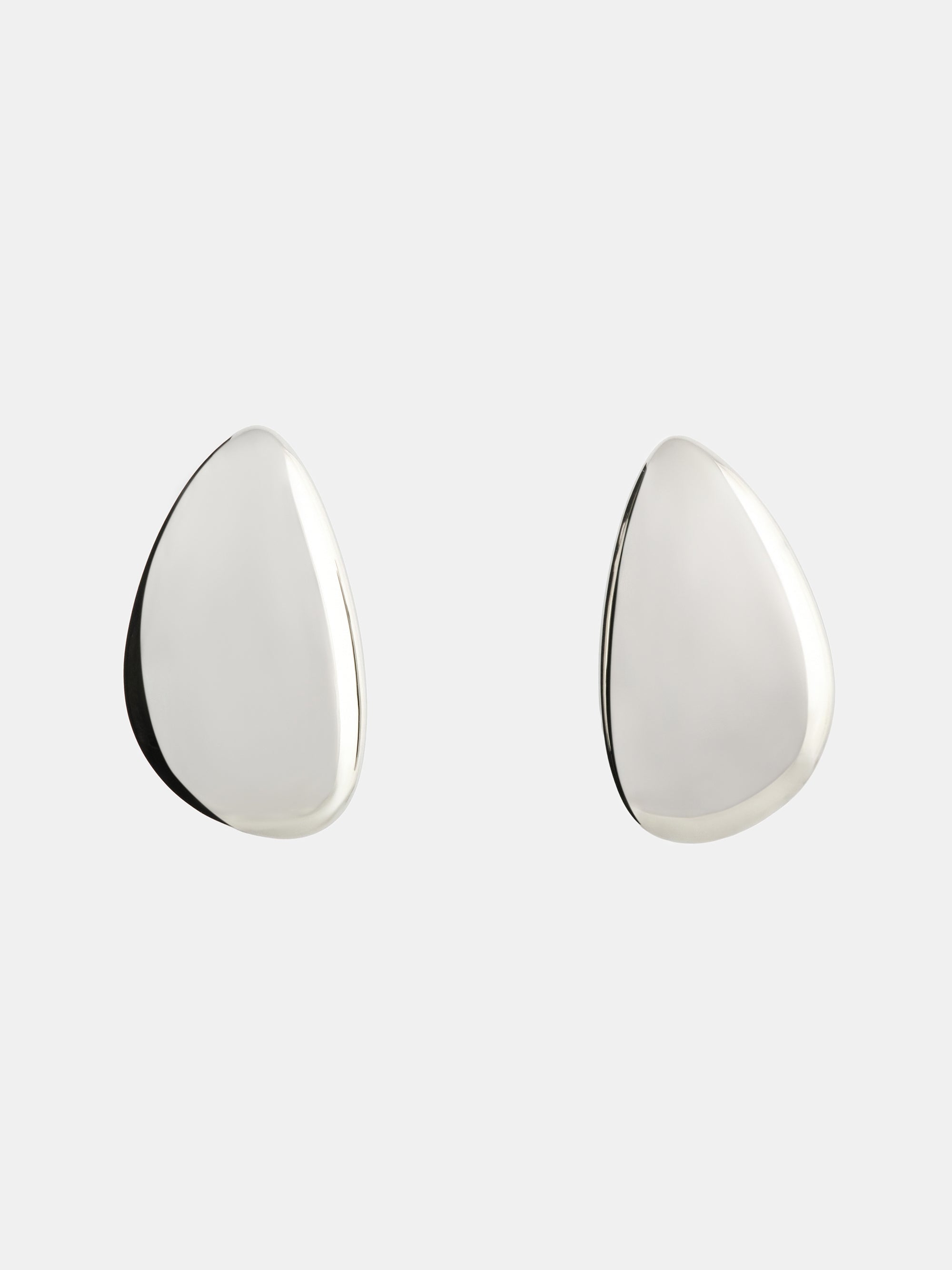 Droplet Earrings, Silver